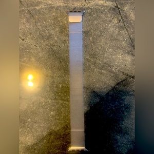 Apple watch band 45mm silver mildnese loop